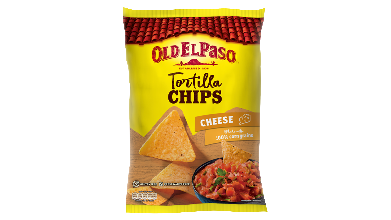 Crunchy Tortilla Chips Cheese