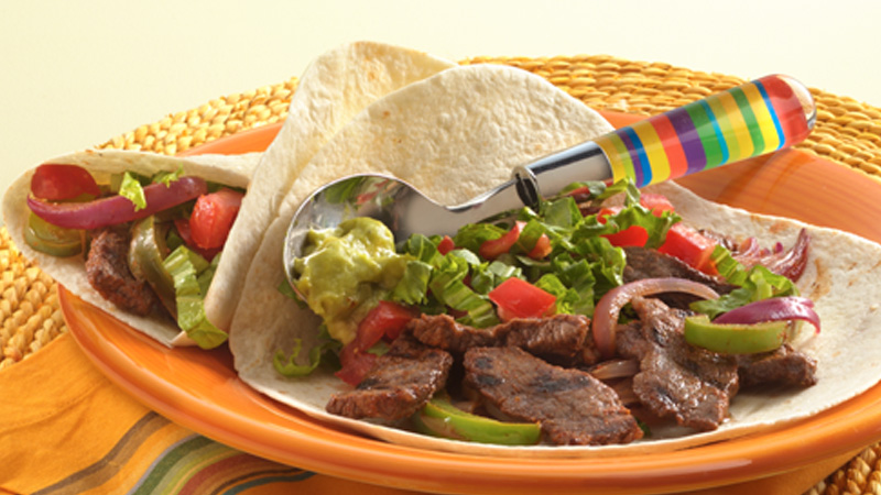 Fajitas med chipotlebiff