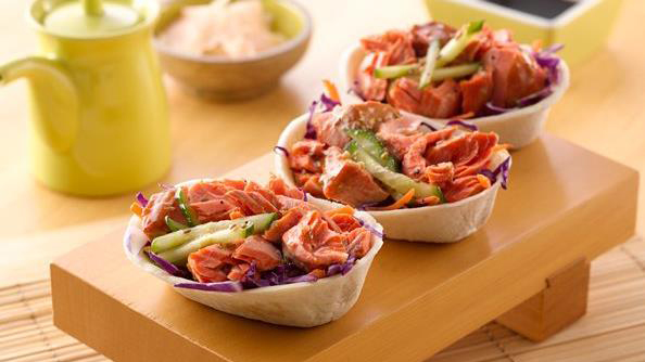 Minitacos med teriyakilax